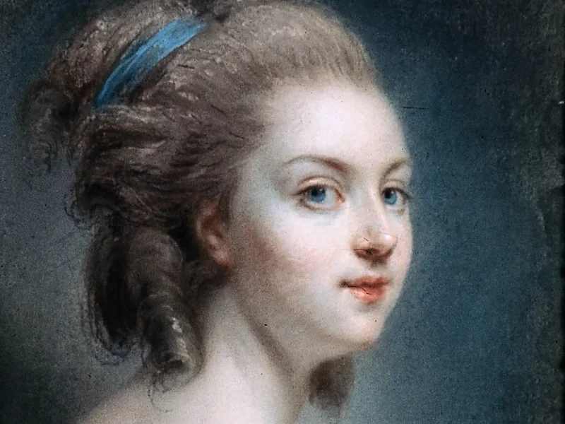 1750-Claude-Jean-Baptiste Hoin - Presunto ritratto di Rosalie Duthé - Museum of Fine Arts di Boston
